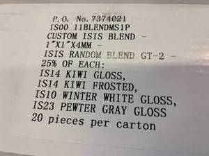 DALTILE GLASS MOSIAC TILE - GREEN