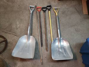 Scoop Shovels and Handles