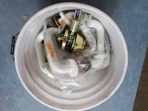 Bucket of Misc. Door Handle Parts