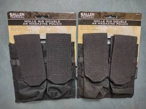 2 Molle Rig Double AR Magazine Pouches