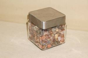 lot 29 image: Jar of Agates