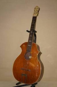 lot 17 image: Vintage Kay Kraft Venetian Archtop Guitar