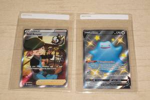 lot 59 image: 2 Full Art Holo Pokemon Cards - Bird Keeper, Ditto