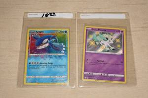 lot 68 image: 2 Holo Pokemon Cards - Kyogre, Ponyta