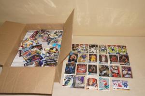 lot 98 image: Box of Mixed Sports Cards - Puckett, Basketball, Football