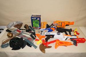 lot 103 image: Nerf Guns and Boy Toys