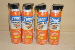 lot 176 image: 4 Cans of Terro Carpenter Ant and Termite Killer