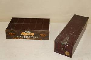 lot 190 image: Vintage Majesty Tape Display, Safe Deposit Box