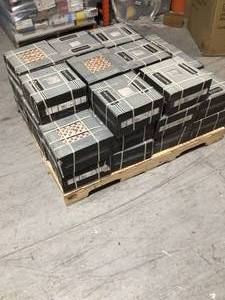 Pallet of ceramic tile