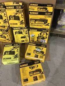 Lot of assorted Dewalt Power invertersstations various models not tested customer returns see pictures