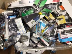 Gaylord full of assorted Plumbing items various brands, models and conditions customer returns