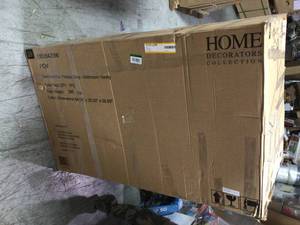 Home Decorators Sonoma 72 in. W x 22 in. D Bath Vanity in Pebble Gray with Carrara Marble Top with White Sinks see pictures