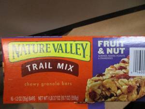 Trail Mix Granola Bars
