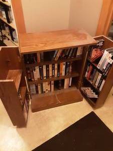 lot 32 image: VHS Tapes & Cabinet