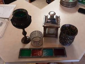 lot 43 image: Stained Glass & Misc.