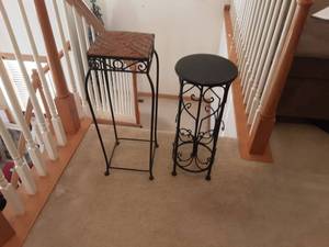 lot 61 image: 2-Plant Stands Approx. 25