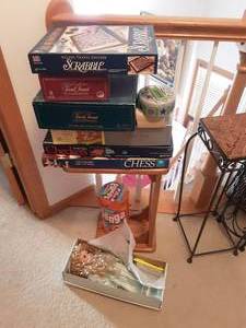 lot 83 image: Assorted Games, Toys & Sofa Table