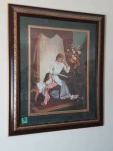 lot 91 image: MotherDaughter Print 27x33