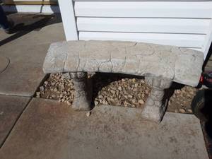 lot 123 image: 36 Cement Bench