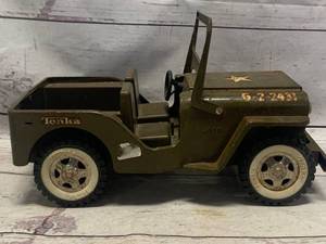 Tonka Army Jeep G-2- 2431 Pressed Steel�