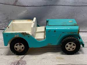 Vintage Tonka Turquoise Blue Steel Jeep�