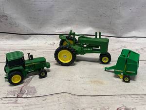 Lot of 3 Diecast John Deere Toys