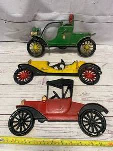 Lot of 3 Vintage Metal Cars