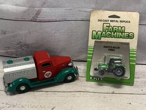 Ertl Diecast Tractor & Conoco Truck