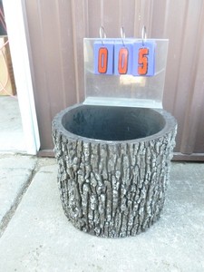 Surreal brand plastic planter. 15 x 13. As shown.