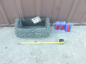 Surreal brand plastic planter. 10 x 16. As shown.