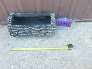 Surreal brand plastic planter. 12 x 22. As shown.