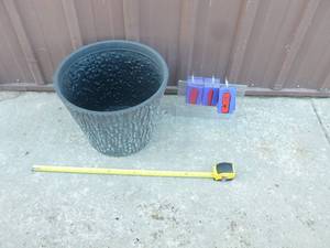 Surreal brand plastic planter. 16 x 12. As shown.