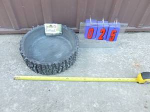 Surreal brand plastic planter. 14 x 4. As shown.