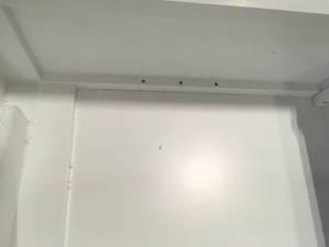 Hampton Harbor 22 in. W x 10 in. D x 67-12 in. H Linen Storage Cabinet slight damage see pictures