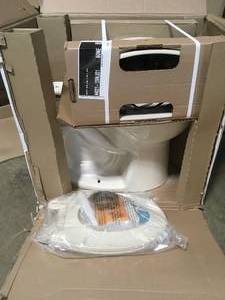 American Std Cadet 3 FloWise Tall Height 2-Piece 1.28 GPF Single Flush Round Toilet with Slow Close Seat see pictures