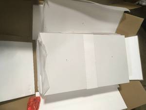 Bradstone 2 Drawer White  File Cabinet not used