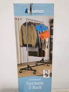 lot 9 image: Chrome Metal Clothes Rack (60 in. W x 74 in. H)