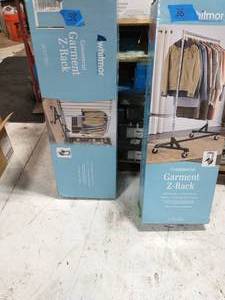 lot 38 image: 2 Chrome Metal Clothes Rack (60 in. W x 74 in. H)