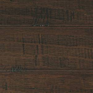 lot 48 image: Hand Scraped Strand Woven Wellington 38 in. T x 5-18 in. W x 36 in. L Engineered Click Bamboo Flooring