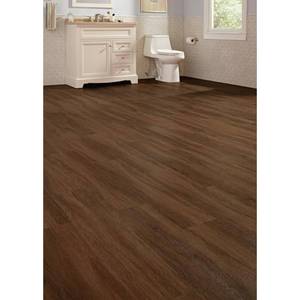 lot 49 image: Shadow Hickory 7.1 in. W x 47.6 in. L Luxury Vinyl Plank Flooring (18.73 sq. ft.  case)