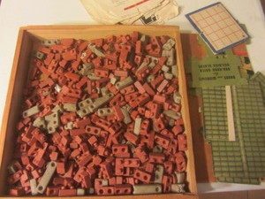 Antique Auburn Building Blocks