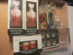 Decanters, Shot Glasses