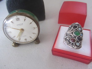 Custom Ring, Vintage Alarm