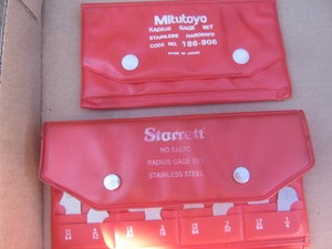 Starrett Radius Gages