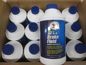 1 case of 12 valvoline brake fluid ...