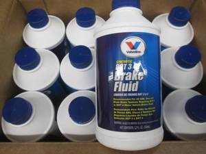 1 case of 12 valvoline brake fluid ...
