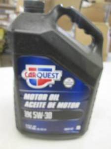 5 quarts of carquest 5w-30 motor oi...