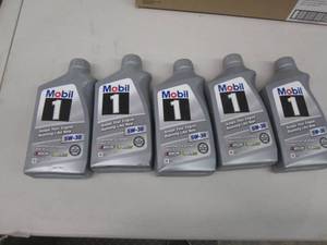 5 quarts mobile 1 5w-30...