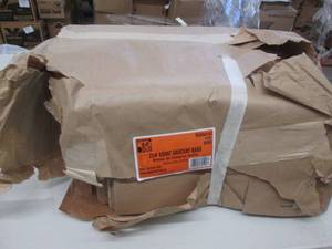 1 case of 25# squat paper grocery b...