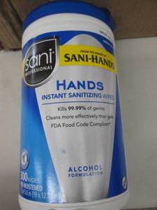 6 sani professional wipes 300 wipes...